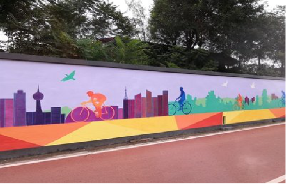  西乡墙体彩绘-围墙