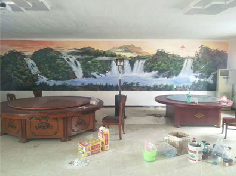  西乡墙绘-写实风景