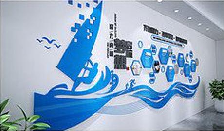  西乡海浪主题文化墙如何设计？