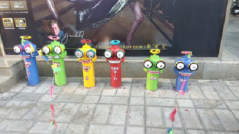  西乡商业区彩绘