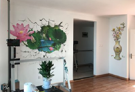  西乡墙体彩绘相比墙纸的优势。